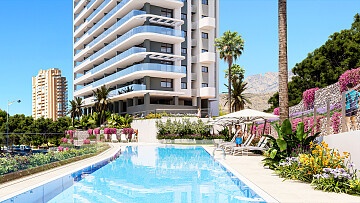 Luxury penthouses near the beach in Playa Poniente in Benidorm  in Ole International